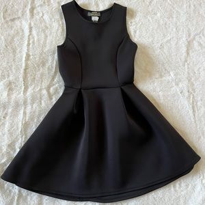Brat Star Sleeveless Black Skater Dress, Size:S
